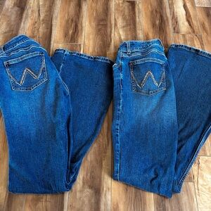 Wrangler Women's Classic Blue Flare Jeans